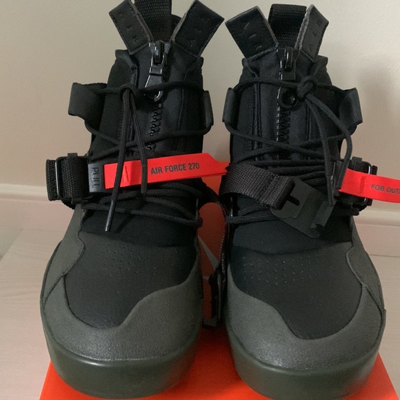 Nike Air Force 270 NEW Sz8 Green/Black - Picture 4 of 9